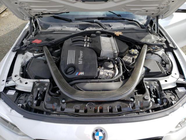 WBS3R9C54FK332186 - 2015 BMW M4 WHITE photo 11