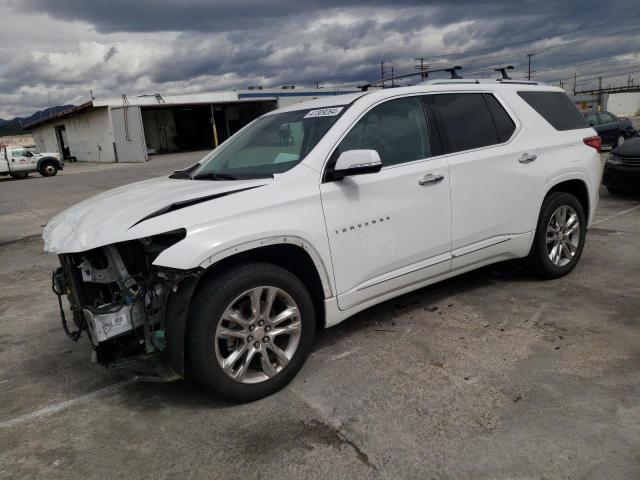 1GNEVJKW6KJ310172 - 2019 CHEVROLET TRAVERSE HIGH COUNTRY WHITE photo 1