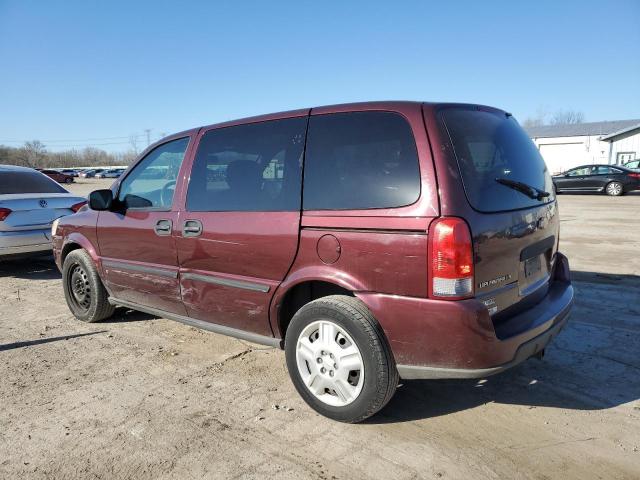 1GNDU23W08D178309 - 2008 CHEVROLET UPLANDER LS BURGUNDY photo 2