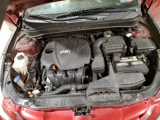 5NPEB4ACXDH795731 - 2013 HYUNDAI SONATA GLS MAROON photo 11