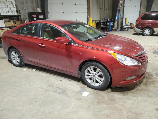 5NPEB4ACXDH795731 - 2013 HYUNDAI SONATA GLS MAROON photo 4