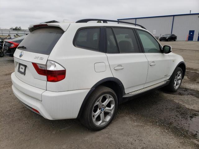 WBXPC9C48AWJ34832 - 2010 BMW X3 XDRIVE30I WHITE photo 3