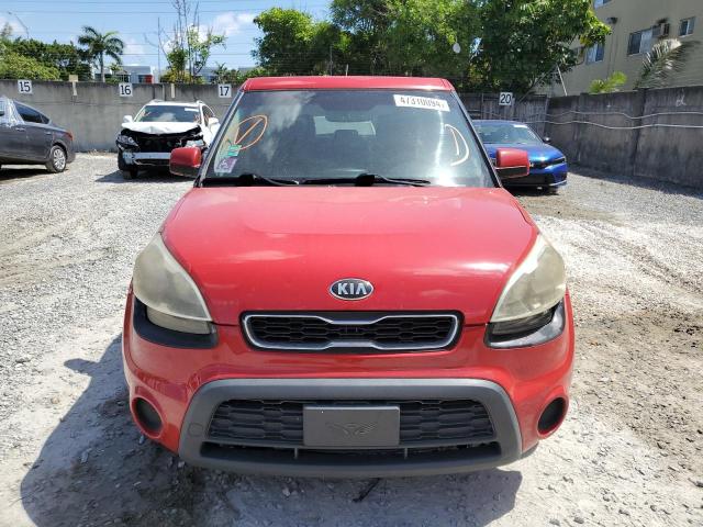 KNDJT2A54D7625001 - 2013 KIA SOUL RED photo 5