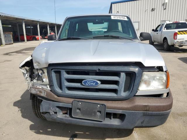 1FTYR10D35PA29718 - 2005 FORD RANGER SILVER photo 5