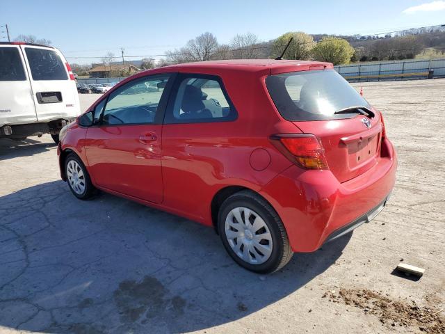 VNKJTUD33FA038226 - 2015 TOYOTA YARIS RED photo 2