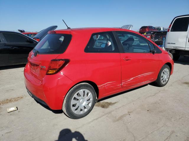 VNKJTUD33FA038226 - 2015 TOYOTA YARIS RED photo 3