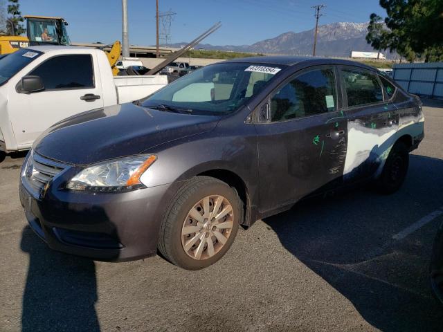 3N1AB7APXFY255324 - 2015 NISSAN SENTRA S GRAY photo 1