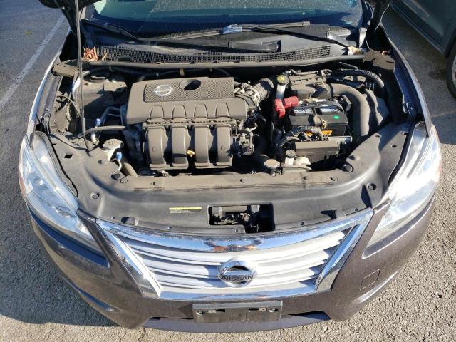 3N1AB7APXFY255324 - 2015 NISSAN SENTRA S GRAY photo 11