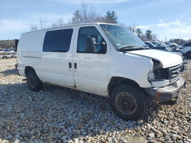 1FTNE14W47DB46321 - 2007 FORD ECONOLINE E150 VAN WHITE photo 4