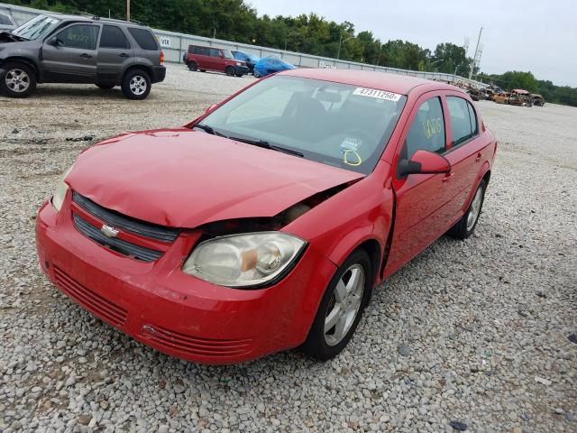 1G1AF5F55A7182685 - 2010 CHEVROLET COBALT 2LT RED photo 2