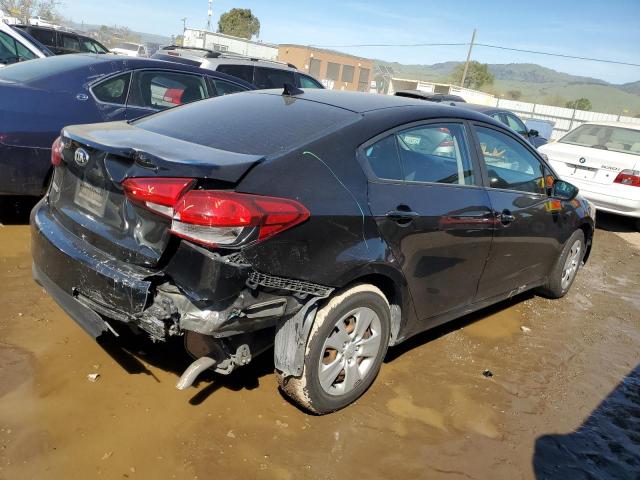 3KPFK4A72HE043409 - 2017 KIA FORTE LX BLACK photo 3