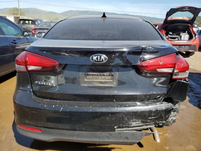 3KPFK4A72HE043409 - 2017 KIA FORTE LX BLACK photo 6