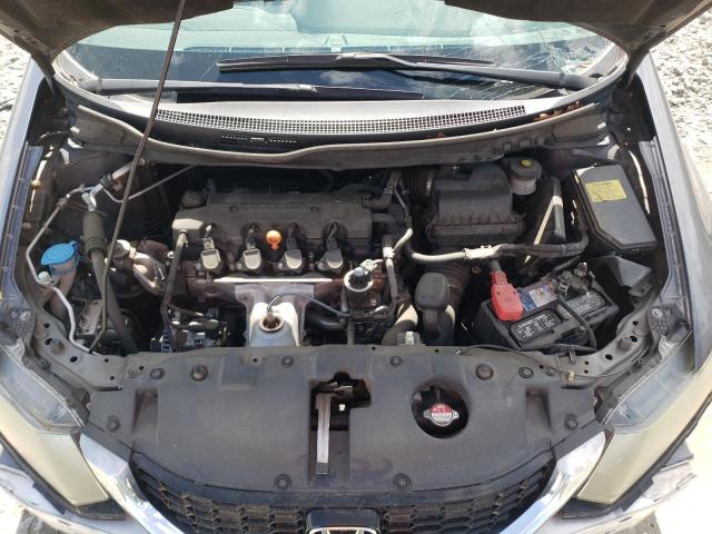 19XFB2F96FE014975 - 2015 HONDA CIVIC EXL ნაცრისფერი ფოტო 11