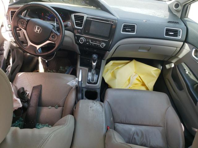 19XFB2F96FE014975 - 2015 HONDA CIVIC EXL ნაცრისფერი ფოტო 8