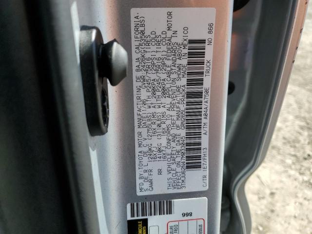 3TMJU62N47M033045 - 2007 TOYOTA TACOMA DOUBLE CAB PRERUNNER SILVER photo 13