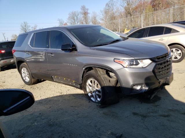 1GNERFKW7LJ271370 - 2020 CHEVROLET TRAVERSE LS GRAY photo 4