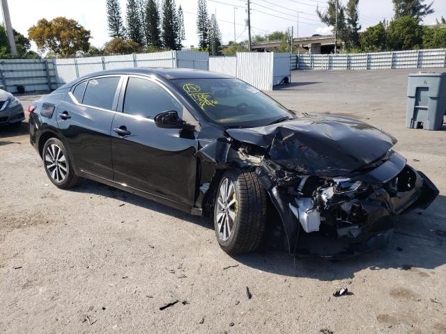 3N1AB8CV8NY313723 - 2022 NISSAN SENTRA SV BLACK photo 4