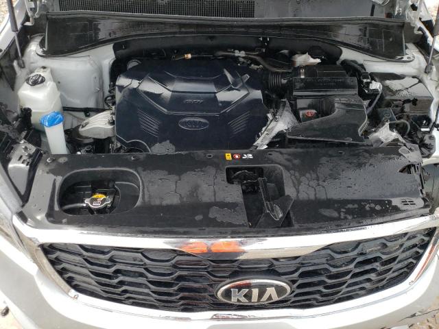 5XYPGDA58KG482788 - 2019 KIA SORENTO LX SILVER photo 12