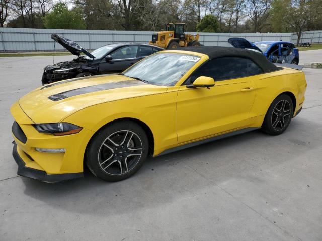 1FA6P8TH5F5341983 - 2015 FORD MUSTANG YELLOW photo 1