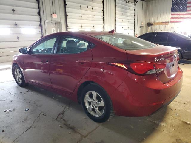 5NPDH4AE0EH535304 - 2014 HYUNDAI ELANTRA SE RED photo 2