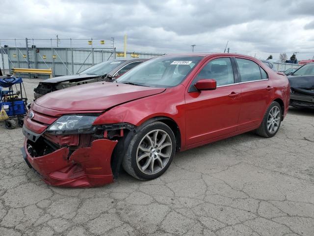 3FAHP0HG0CR390852 - 2012 FORD FUSION SE RED photo 1