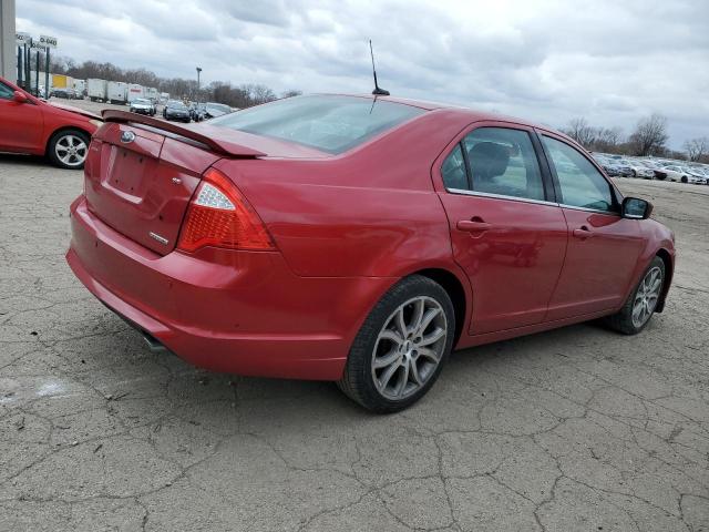 3FAHP0HG0CR390852 - 2012 FORD FUSION SE RED photo 3