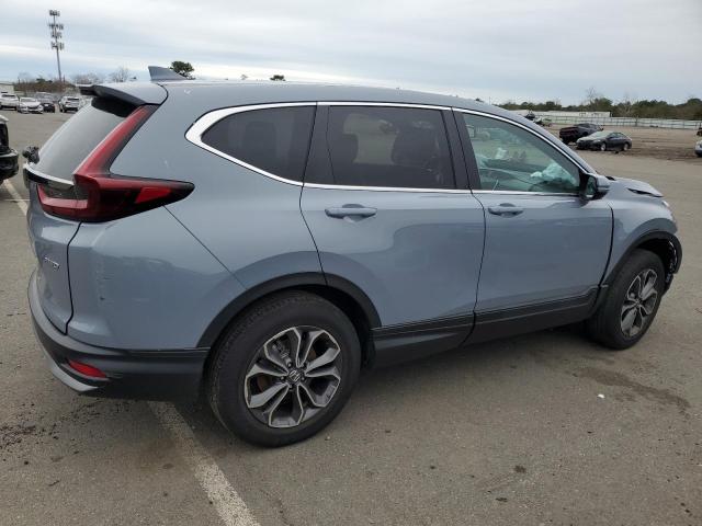 2HKRW2H83NH614367 - 2022 HONDA CR-V EXL BLUE photo 3