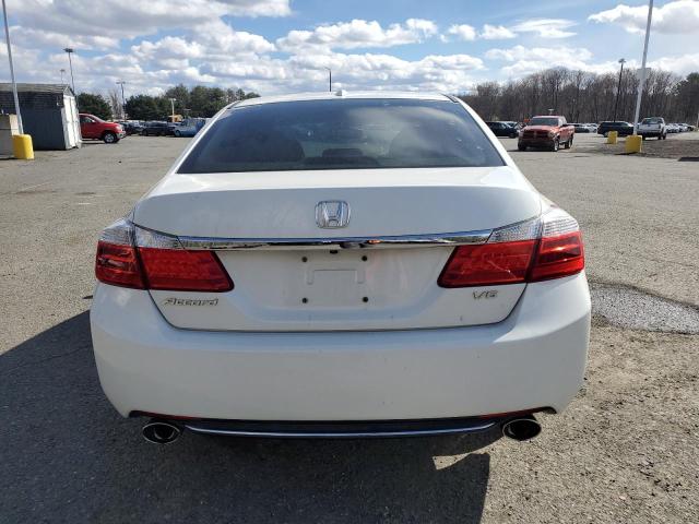 1HGCR3F85EA010172 - 2014 HONDA ACCORD EXL WHITE photo 6