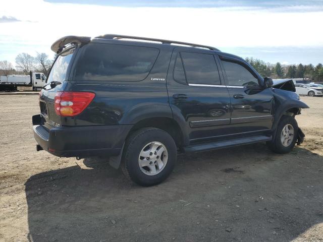 5TDBT48A81S024520 - 2001 TOYOTA SEQUOIA LIMITED BLACK photo 3