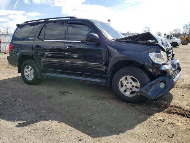 5TDBT48A81S024520 - 2001 TOYOTA SEQUOIA LIMITED BLACK photo 4