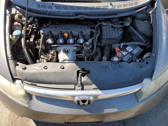 1HGFA16888L050781 - 2008 HONDA CIVIC EX GRAY photo 11