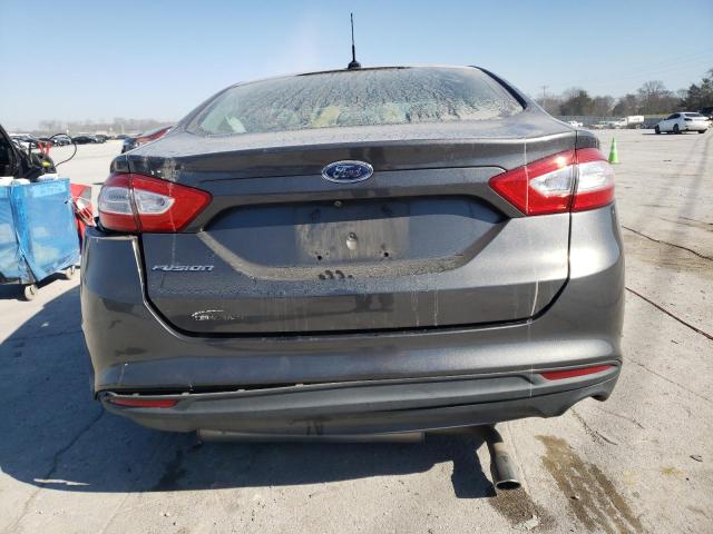 3FA6P0G70FR274452 - 2015 FORD FUSION S GRAY photo 6