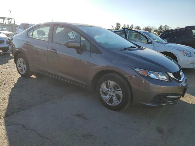 19XFB2F59FE294937 - 2015 HONDA CIVIC LX GRAY photo 4