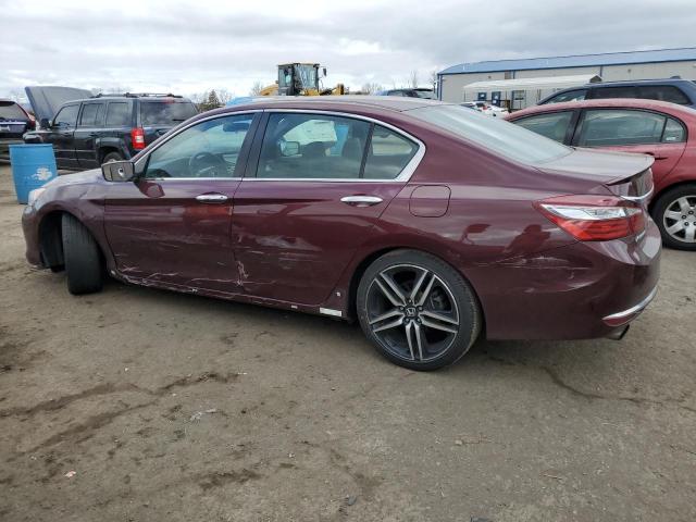 1HGCR2F57HA308307 - 2017 HONDA ACCORD SPORT BURGUNDY photo 2