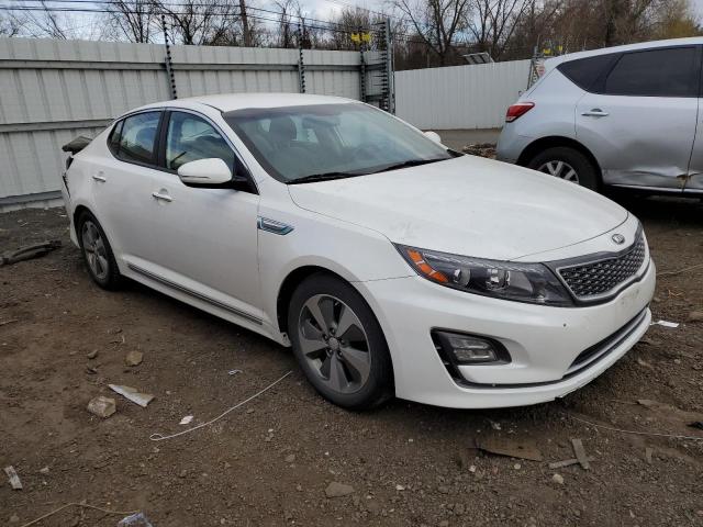 KNAGN4AD3G5094054 - 2016 KIA OPTIMA HYBRID WHITE photo 4