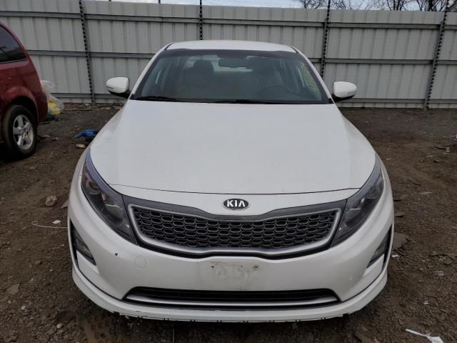 KNAGN4AD3G5094054 - 2016 KIA OPTIMA HYBRID WHITE photo 5