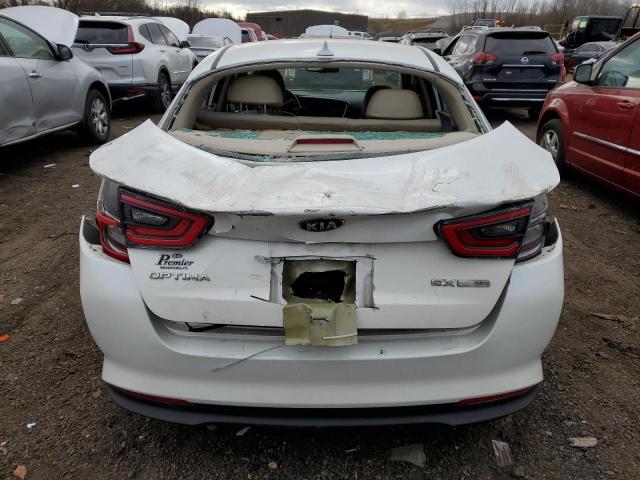 KNAGN4AD3G5094054 - 2016 KIA OPTIMA HYBRID WHITE photo 6