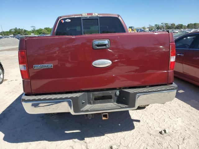 1FTPW14V86FB80603 - 2006 FORD F150 SUPERCREW BURGUNDY photo 6