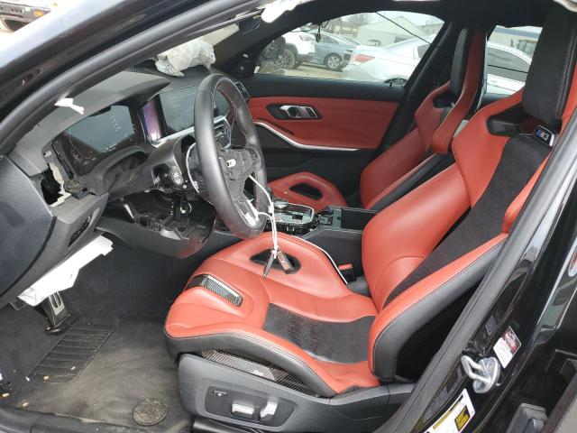 WBS43AY07NFN03704 - 2022 BMW M3 COMPETITION BLACK photo 7