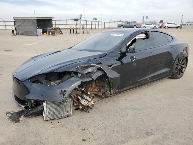 5YJSA1E49LF390948 - 2020 TESLA MODEL S BLACK photo 1