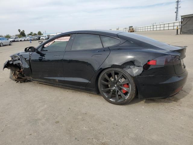5YJSA1E49LF390948 - 2020 TESLA MODEL S BLACK photo 2