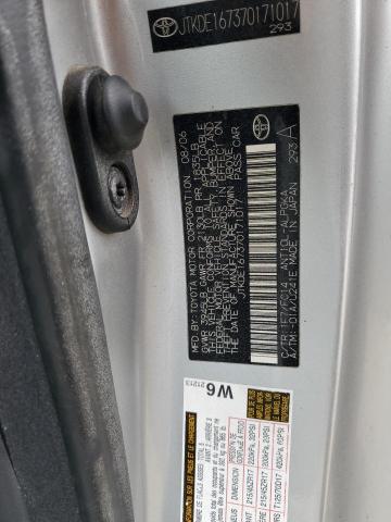 JTKDE167370171017 - 2007 TOYOTA SCION TC ვერცხლისფერი ფოტო 12