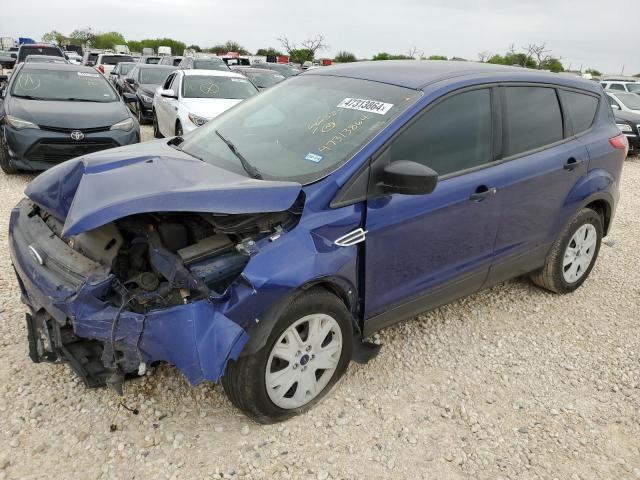 1FMCU0F70FUB29505 - 2015 FORD ESCAPE S BLUE photo 1