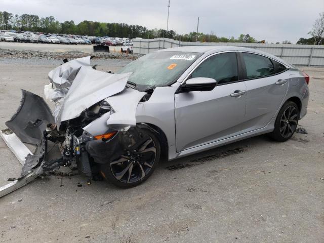 2HGFC2F80LH594519 - 2020 HONDA CIVIC SPORT 银色 照片 1