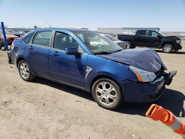 1FAHP35N58W285667 - 2008 FORD FOCUS SE BLUE photo 4