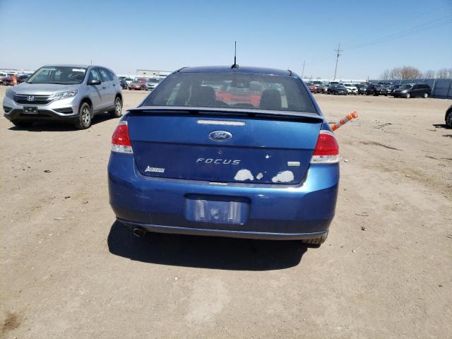 1FAHP35N58W285667 - 2008 FORD FOCUS SE BLUE photo 6