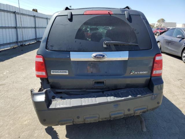 1FMCU4K38AKA73294 - 2010 FORD ESCAPE HYBRID BLUE photo 6