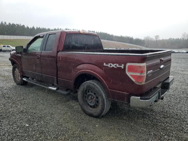 1FTPX14V89KC62596 - 2009 FORD F150 SUPER CAB RED photo 2