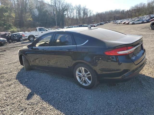 3FA6P0H73JR108479 - 2018 FORD FUSION SE BLACK photo 2