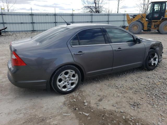 3FAHP0HG7BR167951 - 2011 FORD FUSION SE GRAY photo 3